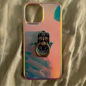 Velvet Caviar iPhone 12 case with VC phone grip